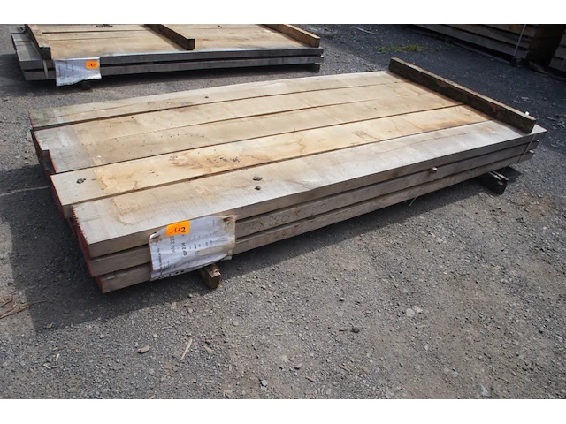 0,42 m³ eiken planken 54mm - afbeelding 1 van  4