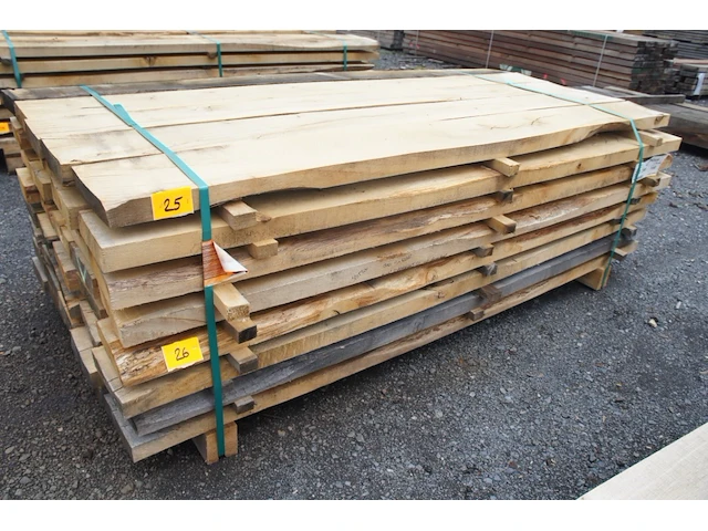 0,44 m³ industrieel eiken balken 50x200 - afbeelding 1 van  4