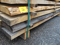 0,44 m³ industrieel eiken balken 50x200 - afbeelding 2 van  4