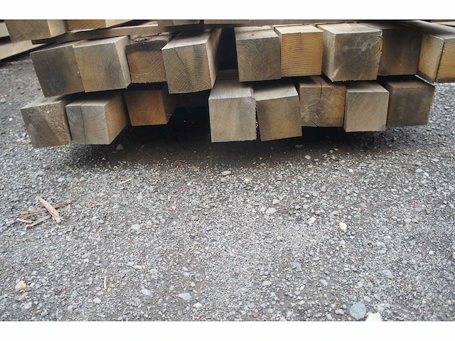 0,45 m³ eiken balken 100x100 - afbeelding 4 van  4