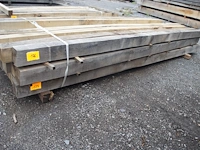 0,45 m³ eiken balken 100x100 - afbeelding 1 van  4