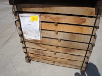 0,45 m³ eiken kepers 70x70mm - afbeelding 1 van  4