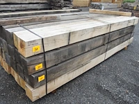 0,47 m³ eiken balken 150x150 - afbeelding 1 van  4