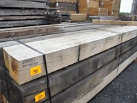 0,47 m³ eiken balken 150x150 - afbeelding 2 van  4
