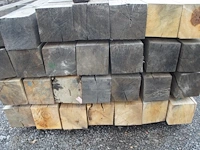 0,47 m³ eiken balken 150x150 - afbeelding 3 van  4