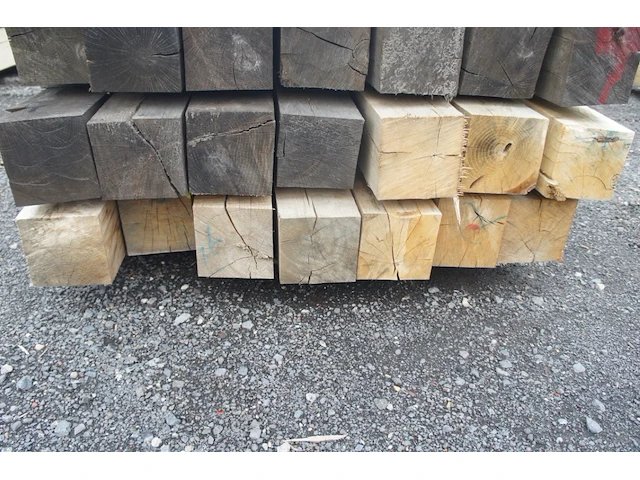 0,47 m³ eiken balken 150x150 - afbeelding 4 van  4