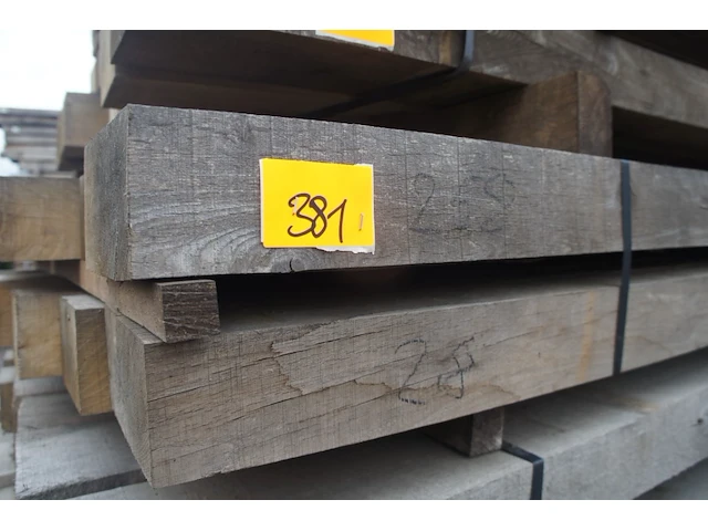 0,47 m³ eiken balken 80x150 - afbeelding 2 van  4