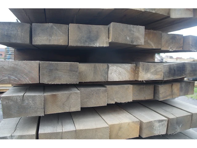 0,47 m³ eiken balken 80x150 - afbeelding 4 van  4