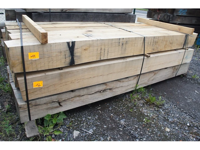 0,50 m³ eiken balken 200x200 - afbeelding 1 van  5