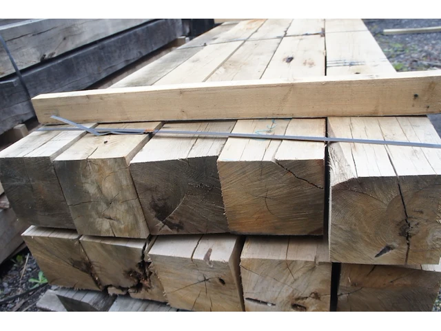 0,50 m³ eiken balken 200x200 - afbeelding 3 van  5