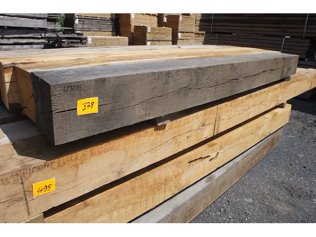 0,50 m³ eiken balken 200x200 - afbeelding 2 van  5