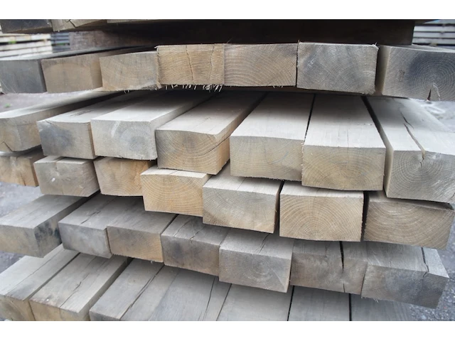 0,50 m³ eiken balken 80x150 - afbeelding 3 van  4