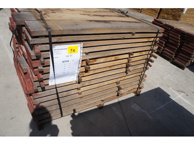 0,54 m³ eiken planken 30mm rustiek - afbeelding 1 van  4