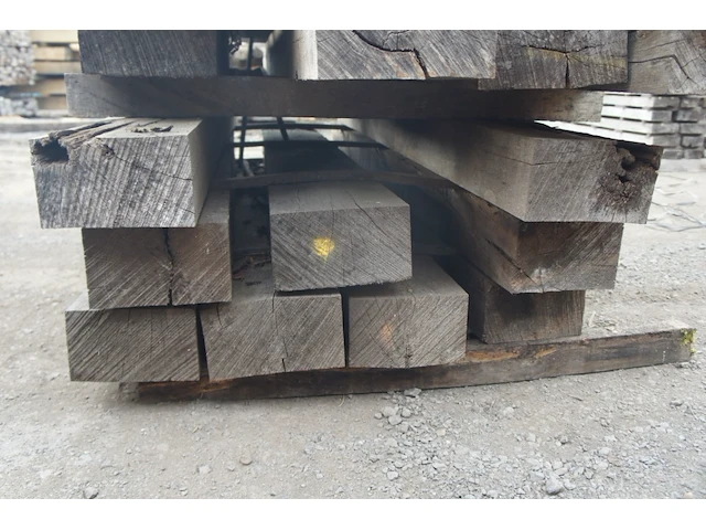 0,54 m³ oude eiken balken 130x220 - afbeelding 3 van  3
