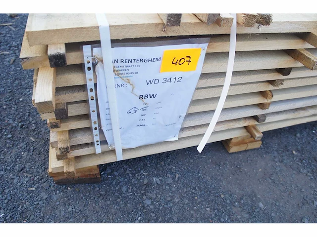 0,57 m³ eiken planken 22mm - afbeelding 2 van  4