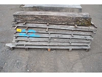 0,59 m³ oude eiken balken 60mm - afbeelding 1 van  3