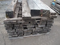 0,59 m³ oude eiken balken 60mm - afbeelding 3 van  3
