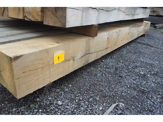 0,60 m³ eiken balken 200x200 - afbeelding 2 van  4