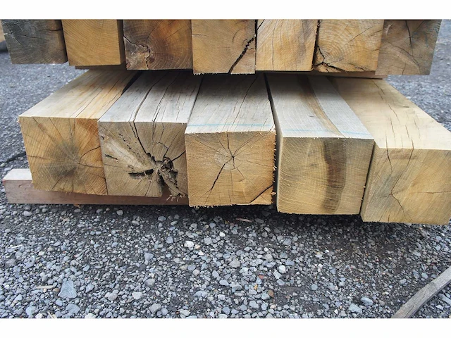 0,60 m³ eiken balken 200x200 - afbeelding 3 van  4