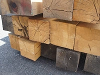 0,60 m³ eiken balken 200x200 - afbeelding 3 van  4