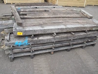 0,60 m³ oude eiken balken mix - afbeelding 1 van  4