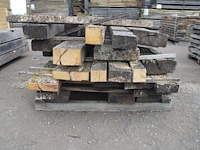 0,60 m³ oude eiken balken mix - afbeelding 3 van  4