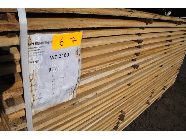 0,67 m³ eiken planken - afbeelding 2 van  4