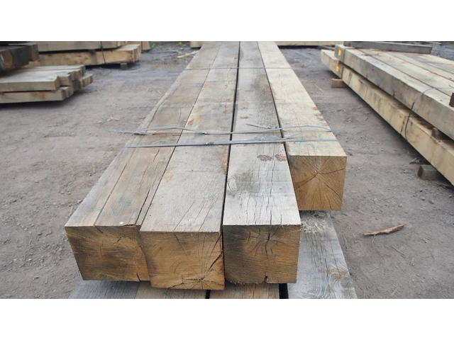 0,70 m³ eiken balken 200x200 - afbeelding 3 van  5