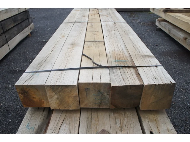 0,70 m³ eiken balken 200x200 - afbeelding 3 van  4