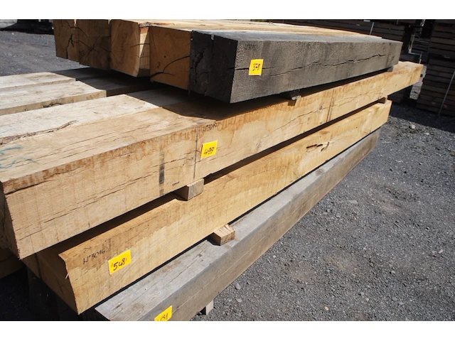 0,72 m³ eiken balken 200x200 - afbeelding 2 van  4