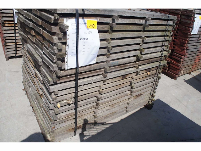 0,72 m³ eiken planken 30mm rustiek - afbeelding 1 van  4
