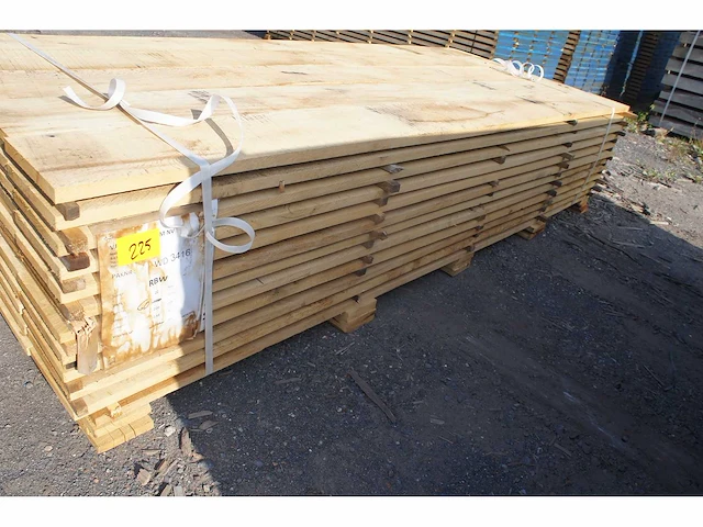 0,74 m³ eiken planken 22mm - afbeelding 1 van  3
