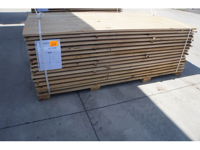 0,78 m³ eiken planken 22mm - afbeelding 1 van  4