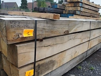 0,79 m³ eiken balken 150x150 - afbeelding 2 van  4