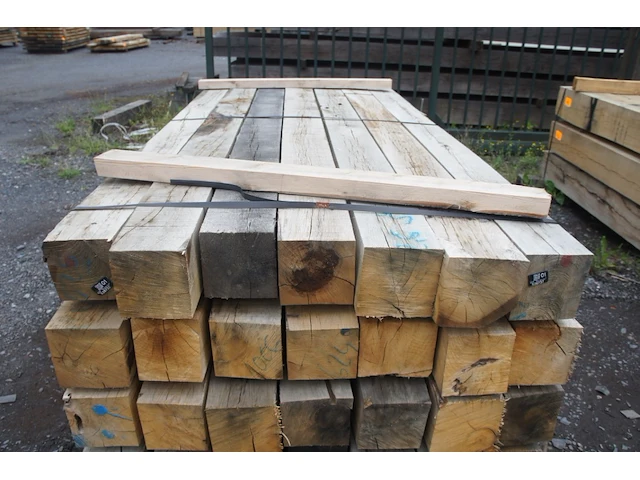 0,79 m³ eiken balken 150x150 - afbeelding 4 van  4