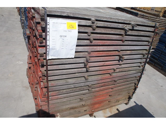 0,79 m³ eiken planken 30mm rustiek - afbeelding 1 van  4
