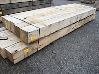 0,80 m³ eiken balken 200x200 - afbeelding 1 van  4