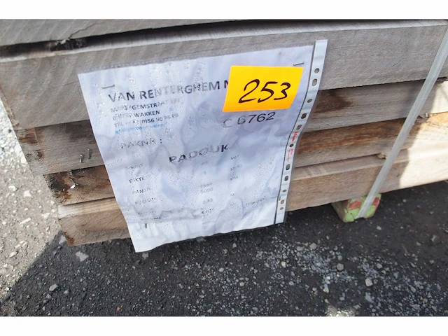 0,81 m³ padouk 65mm - afbeelding 2 van  4