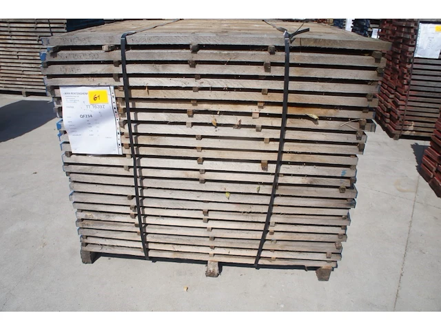0,83 m³ eiken planken 30mm rustiek - afbeelding 1 van  5