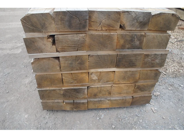 0,86 m³ industrieel eiken balken 130x220 - afbeelding 5 van  5