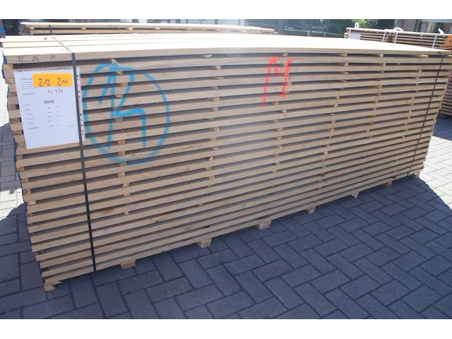 0,92 m³ eiken planken 30mm - afbeelding 1 van  4
