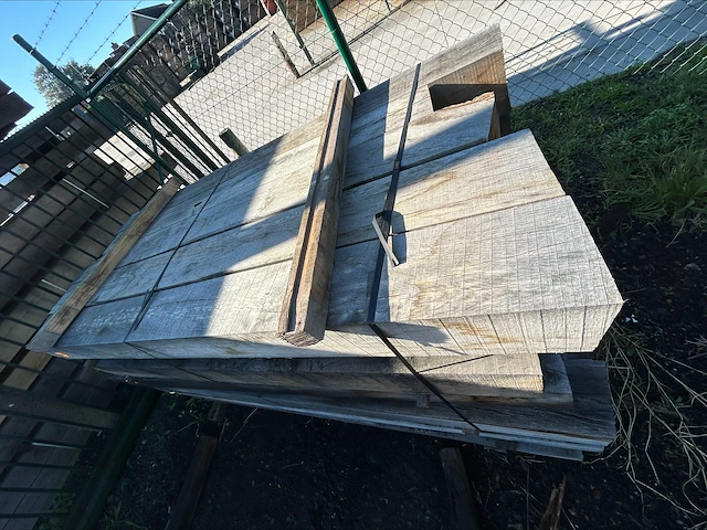0,98 m³ eiken balken 200x200 - afbeelding 2 van  6