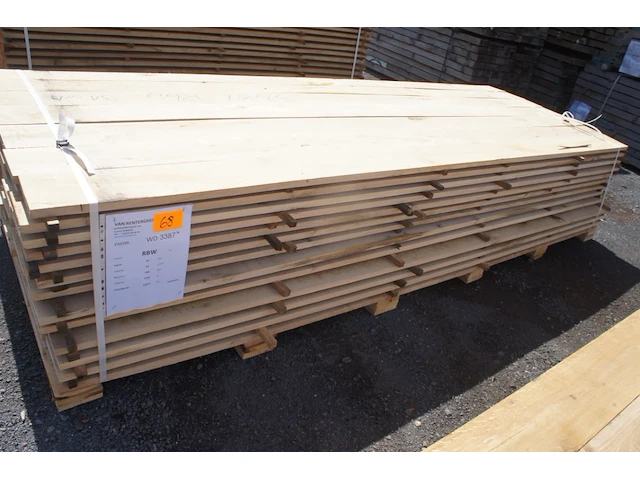 0,98 m³ eiken planken 22mm - afbeelding 1 van  4