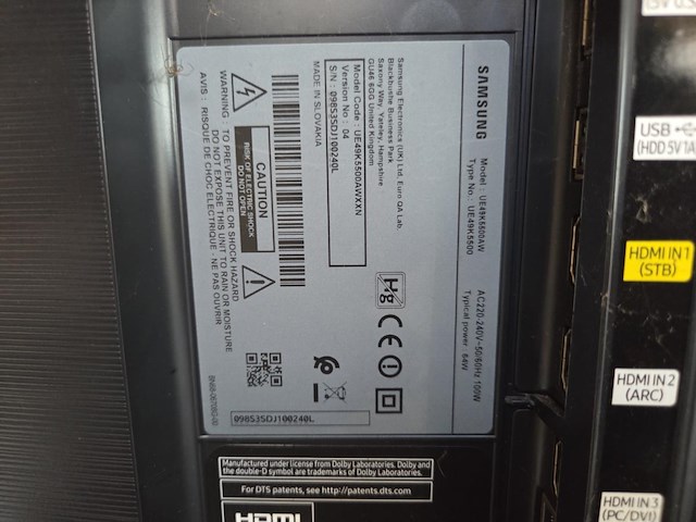 1 55" tv toestel samsung ue49k5500aw - afbeelding 4 van  10