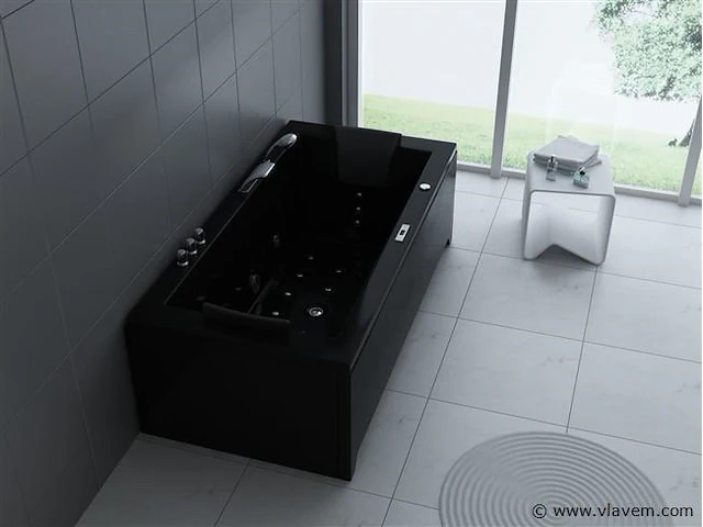 1 à 2 persoons whirlpool massagebad - half vrijstaand - afbeelding 6 van  16