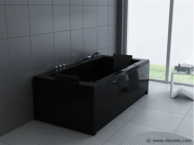1 à 2 persoons whirlpool massagebad - half vrijstaand - afbeelding 7 van  16