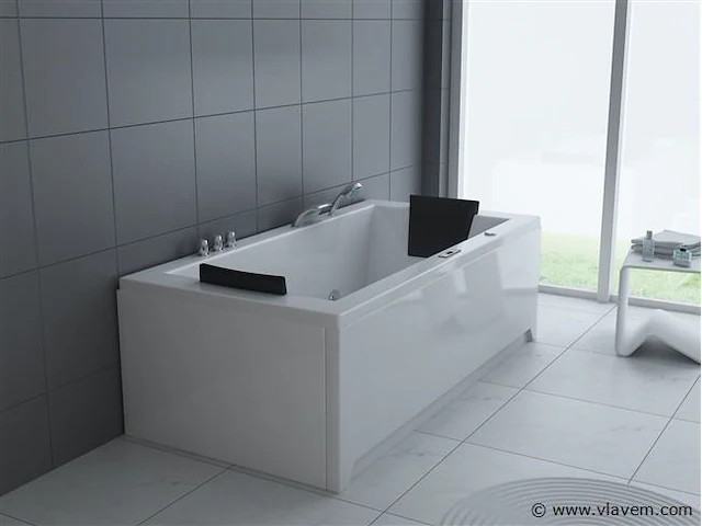1 à 2 persoons whirlpool massagebad - half vrijstaand - afbeelding 9 van  16