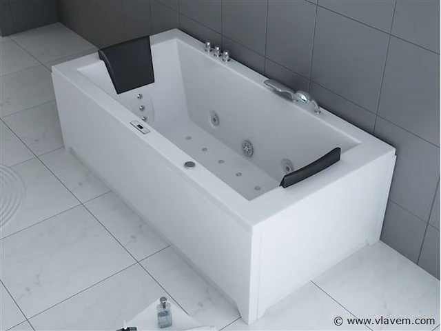 1 à 2 persoons whirlpool massagebad - half vrijstaand - afbeelding 16 van  16