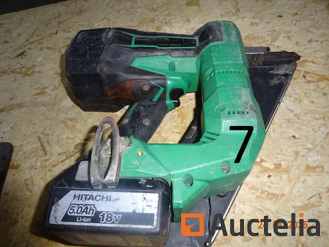 1 accu-aangedreven spijkermachine met accu maar zonder oplader, van hikoki - afbeelding 2 van  2