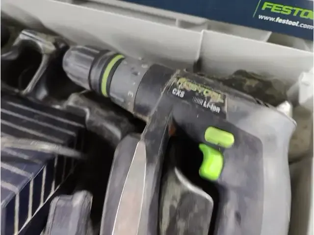 1 accu boormachine festool cxs li 1.5set - afbeelding 2 van  5